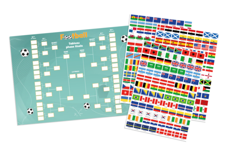 World Cup Chart + Football Stickers - Story Stickers and Decorations – 10doigts.fr