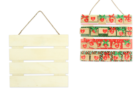 Cuadro paleta de madera natural - Placa de puerta – 10doigts.fr