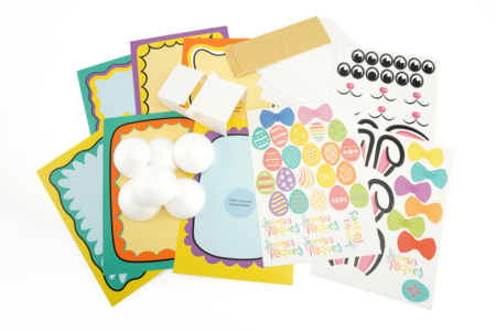 Rabbit Paintings - 6 Pieces - 2 - Easter Craft Kits - 10doigts.com - Easter Craft Kits – 10doigts.fr