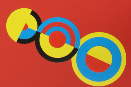 Collages tribute to Delaunay - 3 - Craft Activities for All Ages: Gluing and Folding - 10doigts.com - Craft Activities for All Ages: Gluing and Folding – 10doigts.fr