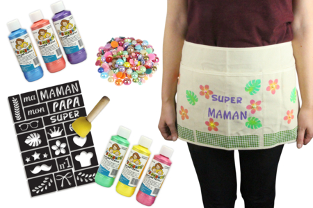 Summer Apron for Mom - 2 - Mother's Day Crafts - 10doigts.com - Mother's Day Crafts – 10doigts.fr