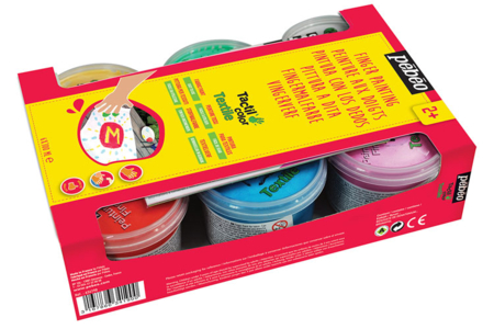 Pébéo Finger Paint for Textiles, 100 ml - 6 Pearlescent Colors - 7 - Finger Paint - 10doigts.com - Finger Paint – 10doigts.fr
