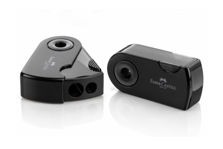 2-in-1 Pencil Sharpener with Reservoir, Faber-Castell - Fine Art Drawing Accessories – 10doigts.fr