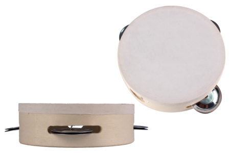 Tambourine with cymbals - 3 - Musical Instruments - 10doigts.com - Musical Instruments – 10doigts.fr