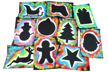 Tampon de pintura de Navidad para niños - Actividades manuales bricolajes de Navidad – 10doigts.fr