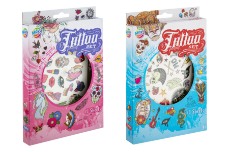 Temporary Tattoos - 20 Sheets - 3 - Creative Makeup for Kids - 10doigts.com - Creative Makeup for Kids – 10doigts.fr