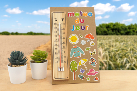 thermomètre activité enfants météo DIY - Hands-on Activities on the Weather Theme – 10doigts.fr