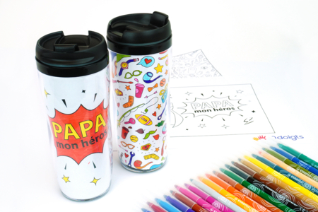 Customize a Thermos for Father's Day - 2 - Father's Day Crafts - 10doigts.com - Father's Day Crafts – 10doigts.fr