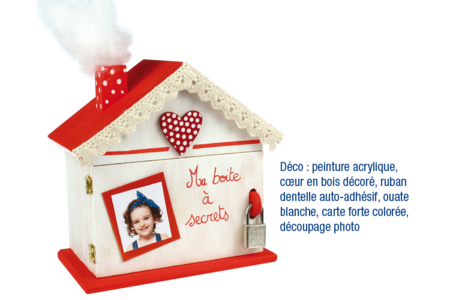 Hucha casa de madera  - Objetos de madera para el hogar – 10doigts.fr