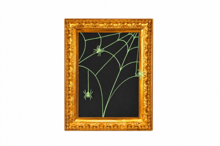 shiny spider web - Halloween Crafts – 10doigts.fr