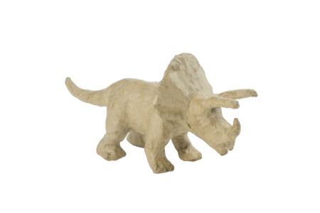 Papier Mâché Triceratops - 1 - Cardboard Animals - 10doigts.com - Cardboard Animals – 10doigts.fr