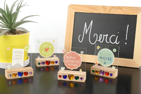 Strass corazones a pegar - colores surtidos - Strass – 10doigts.fr