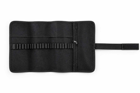 Drawing roll&go case, black, with 24 slots - Fine Art Drawing Accessories – 10doigts.fr