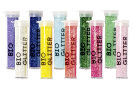 Biodegradable Fine Glitter - Bright Colors - 1 - Glitter - 10doigts.com - Glitter – 10doigts.fr
