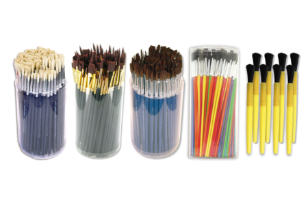 School Brush Tubes - 1 - Brushes - 10doigts.com - Brushes – 10doigts.fr