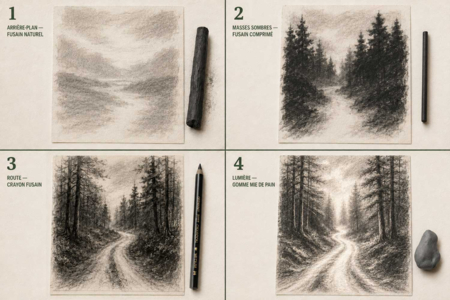 CHARCOAL DRAWING TUTORIAL - Graphite Pencils and Leads for Drawing – 10doigts.fr