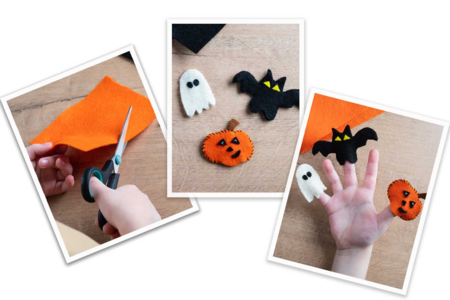 Halloween Felt, 50 x 75 cm - 2 - Felt Sheets - 10doigts.com - Felt Sheets – 10doigts.fr