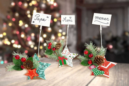 Natural Wooden Stars - 10 Pieces - Christmas Wooden Objects – 10doigts.fr