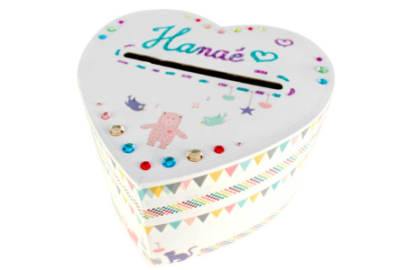 urna bautizo corazón - Cajas y cestas de cartón – 10doigts.fr