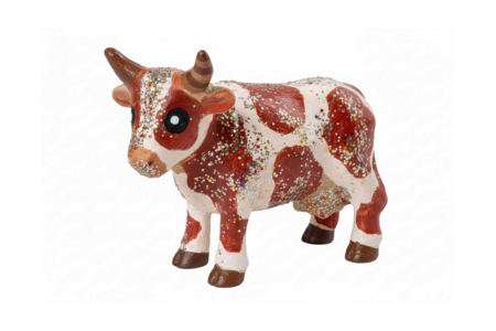 Paper Mâché Cow 13 cm - 2 - Cardboard Animals - 10doigts.com - Cardboard Animals – 10doigts.fr