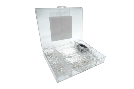 Silver Earring Findings for Jewelry - 400 Pieces - 1 - Rings, Pins - 10doigts.com - Rings, Pins – 10doigts.fr