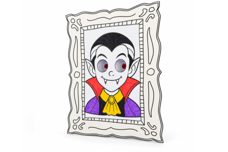 Vampire Trompe L'Oeil Coloring - Halloween Crafts – 10doigts.fr