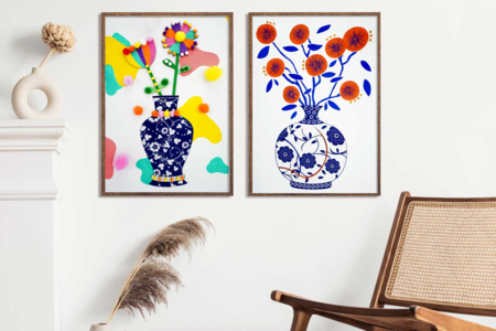 Vintage Cardboard Vases - 12 Shapes - 2 - Cardboard Shapes - 10doigts.com - Cardboard Shapes – 10doigts.fr