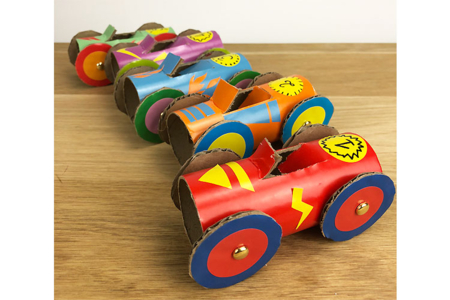 maqueta 3D coche - Envases de cartón – 10doigts.fr