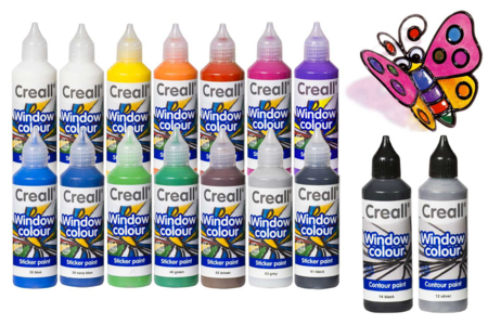 color de ventana - Pintura vidrio y loza – 10doigts.fr