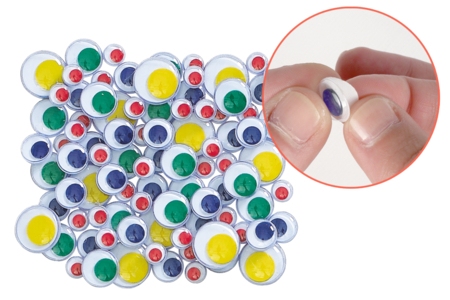 ojos móviles de colores - Ojos móviles – 10doigts.fr