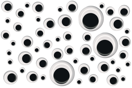 Black Moveable Eyes - Choose Your Diameter - 1 - Googly Eyes - 10doigts.com - Googly Eyes – 10doigts.fr