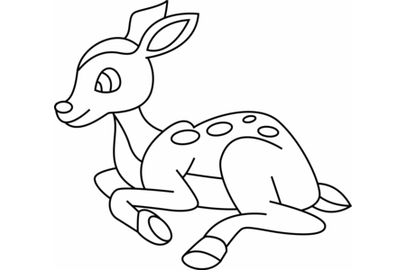 Printable coloring pages: Doe 01 – 10 Doigts