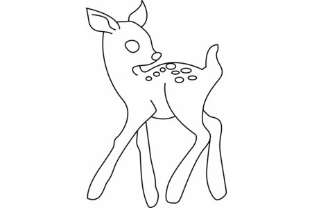Printable coloring pages: Doe 02 – 10 Doigts
