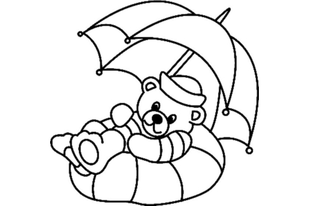 Dibujos para imprimir : Osito 028 – 10 Doigts