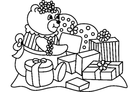 Dibujos para imprimir : Osito 063 – 10 Doigts