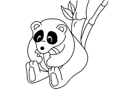 Dibujos para imprimir : Panda 04 – 10 Doigts