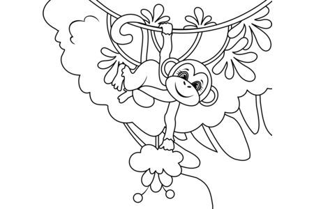 Printable coloring pages Jungle animals12 – 10doigts