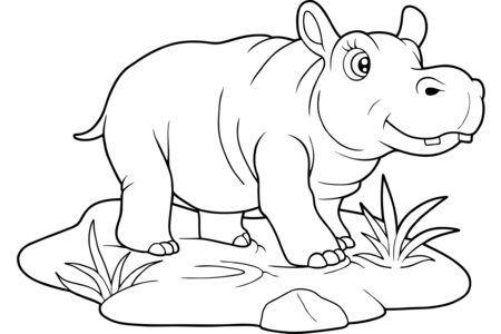Printable coloring pages Jungle animals2 – 10doigts