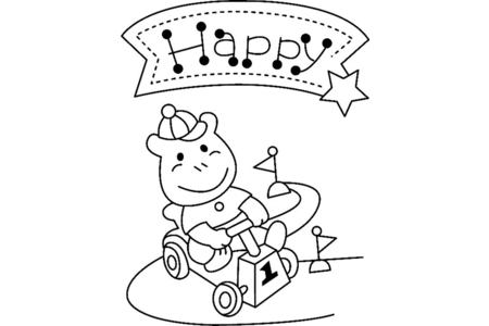Printable coloring pages Hippopotamus 05 – 10doigts
