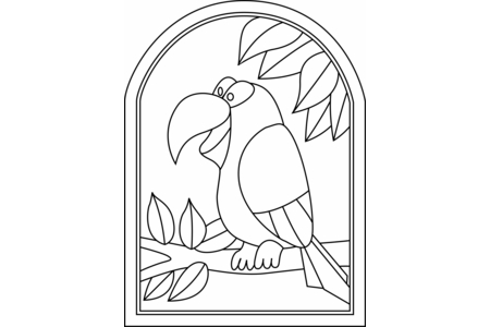 Printable coloring pages Toucan01 – 10doigts