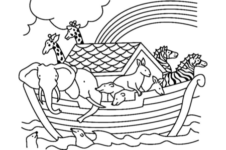 Printable coloring pages: Various animals 9 – 10 Doigts