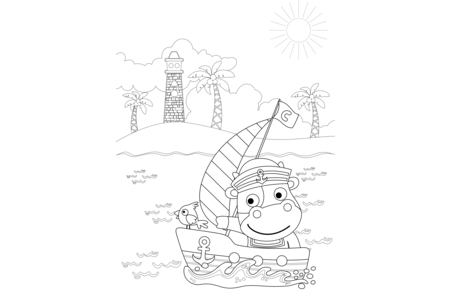 Printable coloring pages: Various-animals3 – 10 Doigts