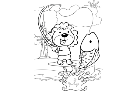 Printable coloring pages: Various Animals 7 – 10 Doigts