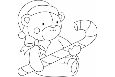 Dibujos para imprimir : Oso 01 – 10 Doigts