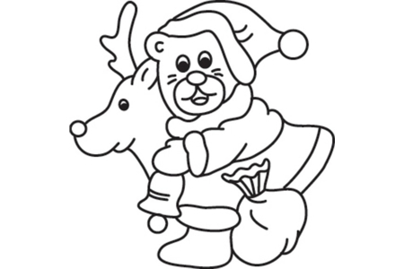 Dibujos para imprimir : Oso 05 – 10 Doigts