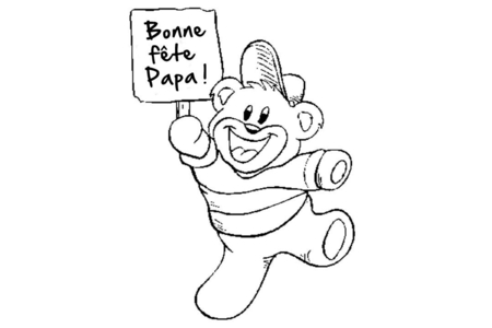 Dibujos para imprimir : Osito 03 – 10 Doigts