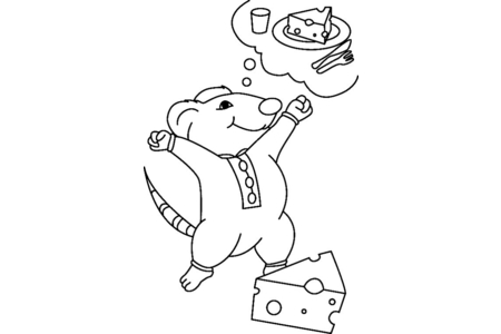 Dibujos para imprimir : Rata 01 – 10 Doigts