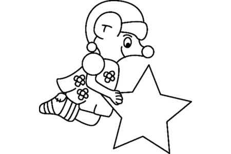 Printable coloring pages: Mouse 09 – 10 Doigts