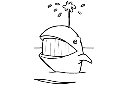 Dibujos para imprimir : Ballena 06 – 10 Doigts