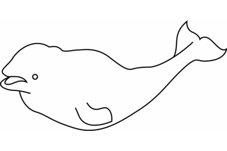 Dibujos para imprimir : Ballena 07 – 10 Doigts